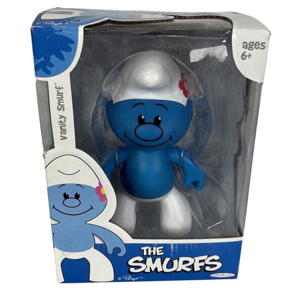 Jakks Pacific The Smurfs Vanity Smurf 6" Action Figure Brand New Sealed - Picture 2 of 8